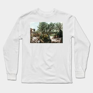 FISH EYE VIEW OF AN ENGLISH GARDEN Long Sleeve T-Shirt